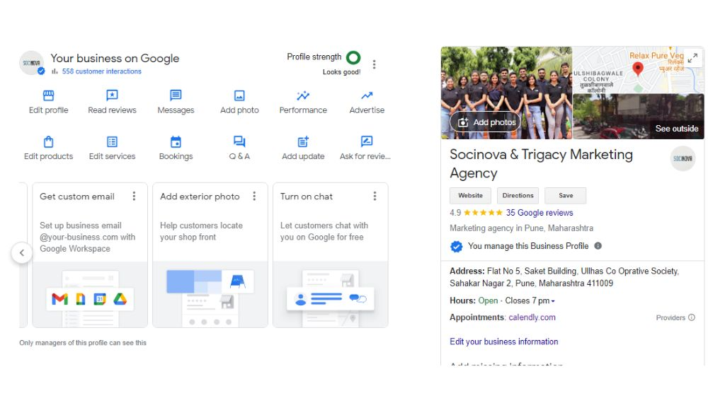 Google Business Profile Manager- Google My Business